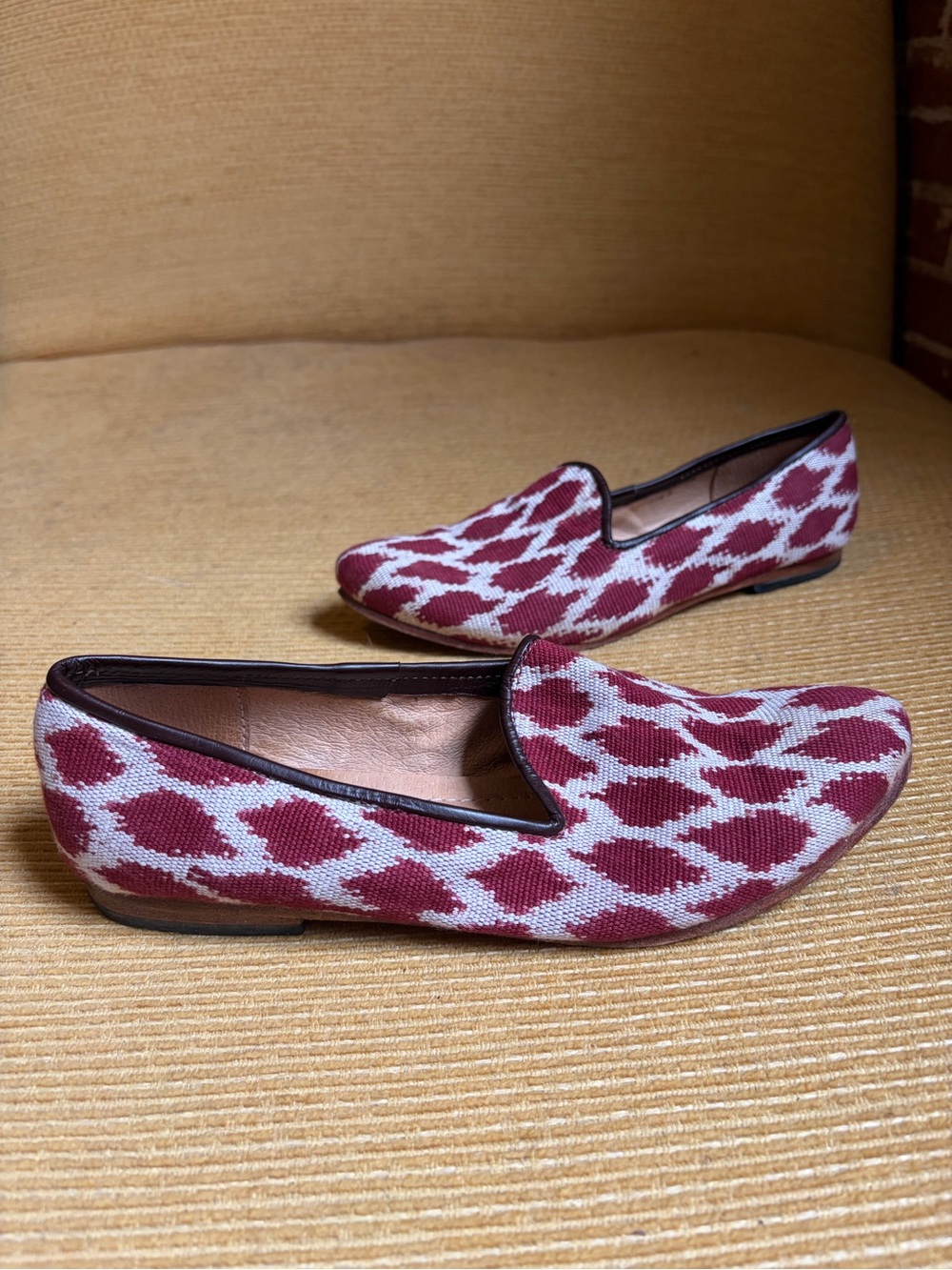 The Root Collective Millie Woven Canvas Flats